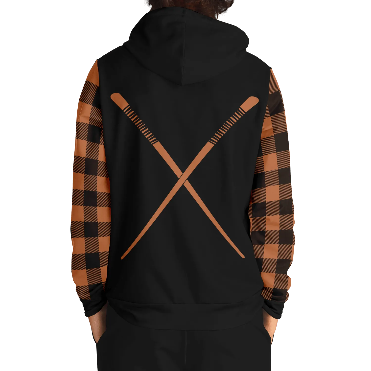 Kuniyoshi Check Hoodie