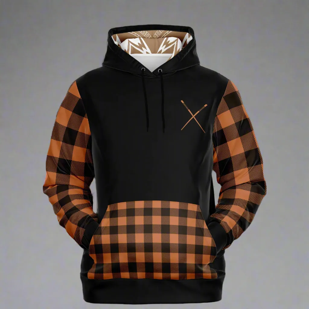 Kuniyoshi Check Hoodie