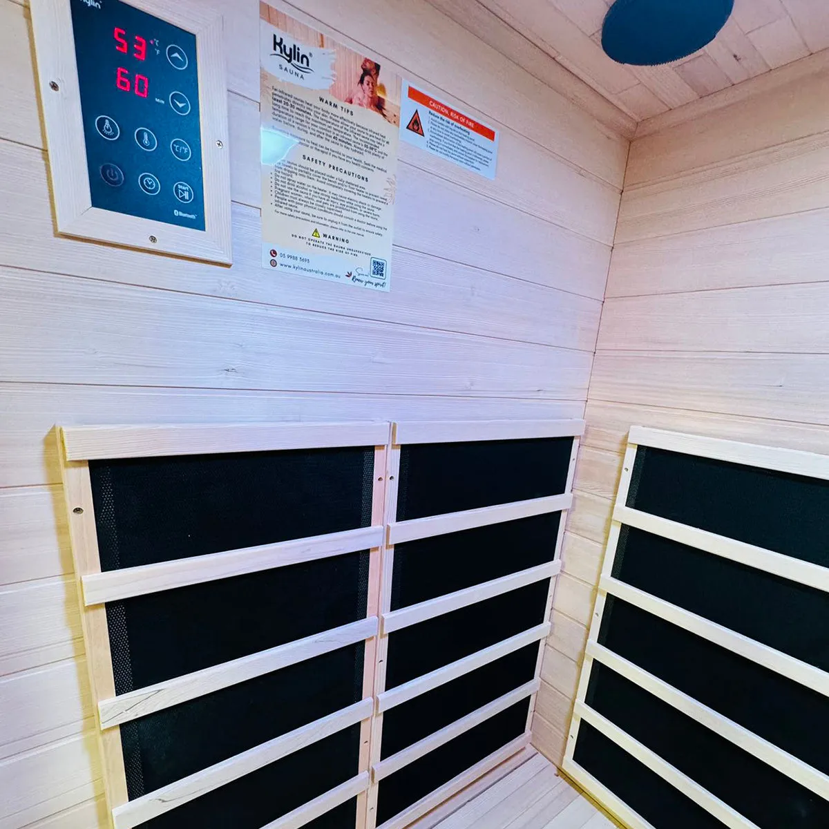 Kylin® Sauna - Advanced Premium Carbon Far Infrared Sauna 2 people - K8202