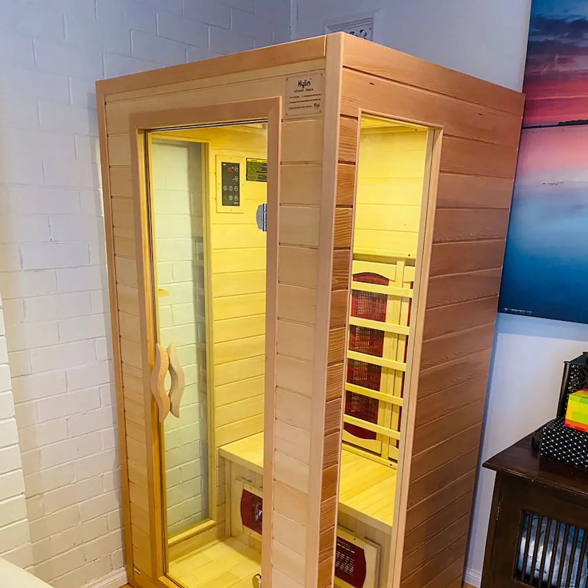Kylin® Sauna - Ceramic Infrared Sauna Room 1 person - KY1A5/K8103