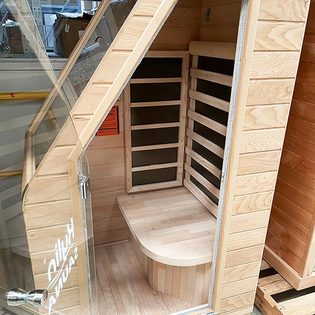 Kylin® Sauna - Compact Carbon Fibre Portable Sauna 1 Person Home Sauna Room KY-1D6/K8101