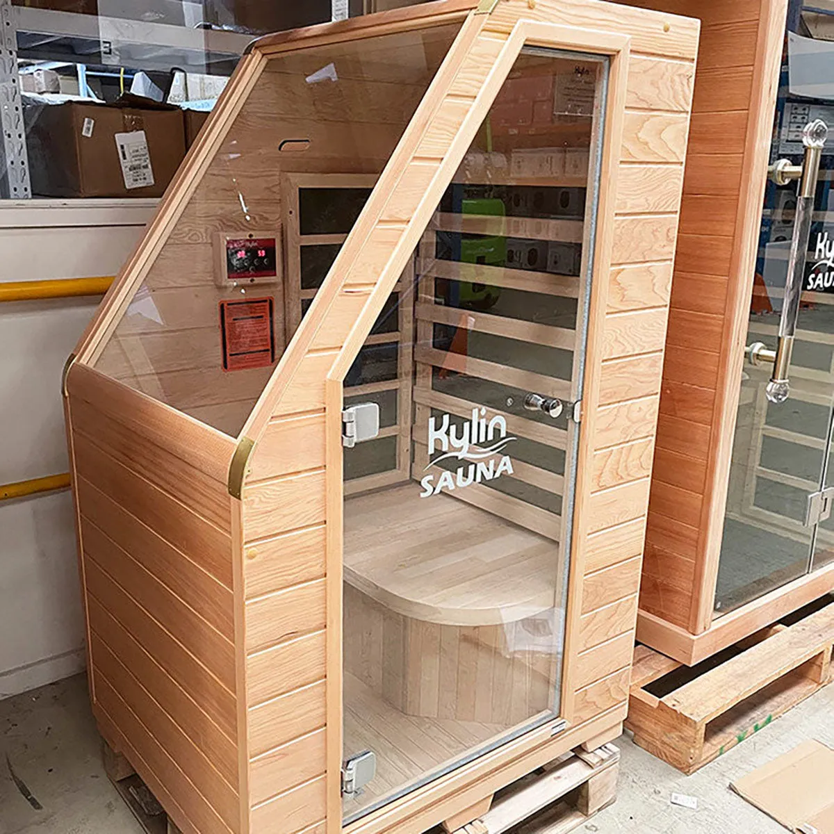 Kylin® Sauna - Compact Carbon Fibre Portable Sauna 1 Person Home Sauna Room KY-1D6/K8101