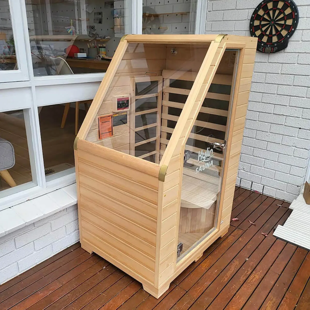 Kylin® Sauna - Compact Carbon Fibre Portable Sauna 1 Person Home Sauna Room KY-1D6/K8101