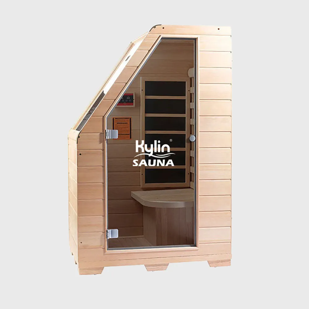 Kylin® Sauna - Compact Carbon Fibre Portable Sauna 1 Person Home Sauna Room KY-1D6/K8101