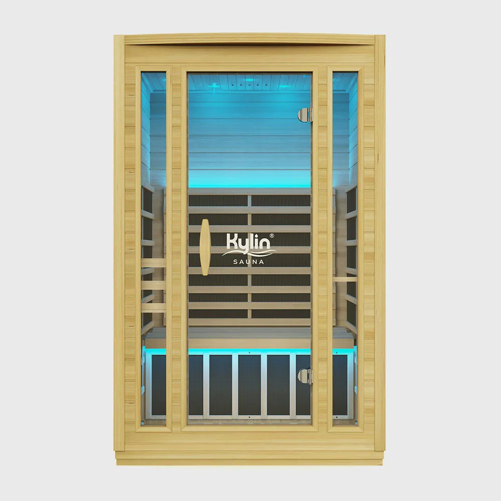 Kylin® Sauna - Superior Low EMF Carbon Far Infrared Sauna 2 people - K8204 PRO