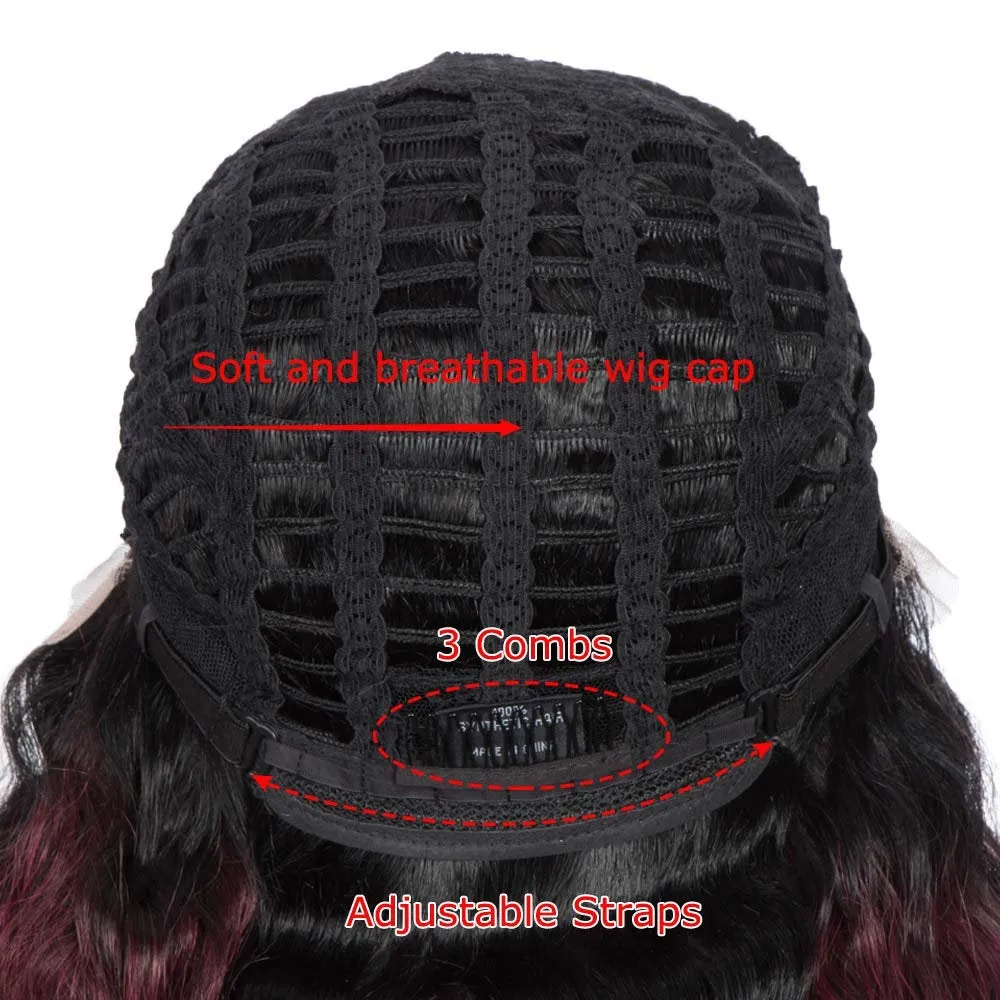 Lace Front Wig, Long Curly light Ombre Brown Blonde Wig, Natural Wave 150% Density Long Curly Heat Resistant Synthetic Wig 29"