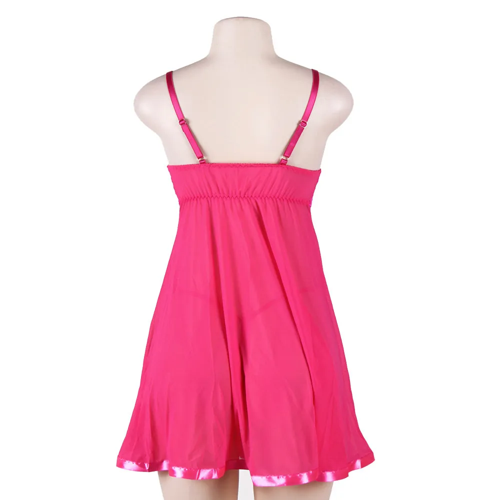 Lace Top Babydoll Dress