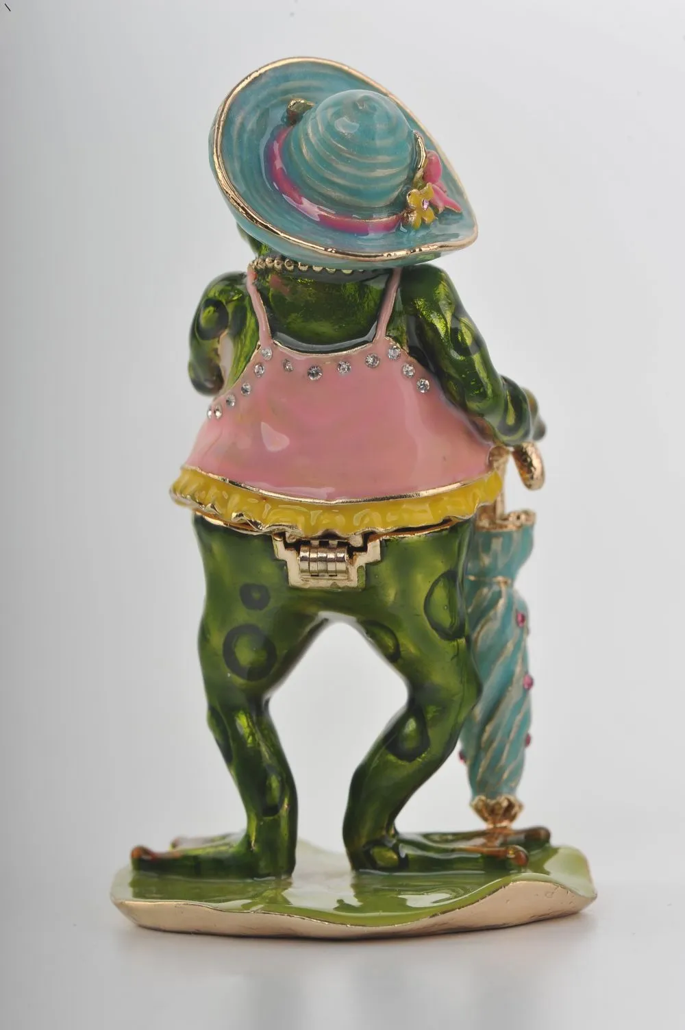 Lady Frog in a Pink Dress