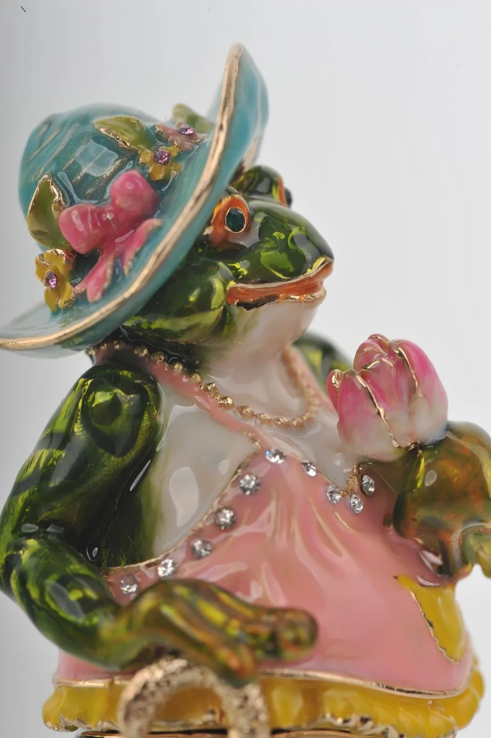 Lady Frog in a Pink Dress