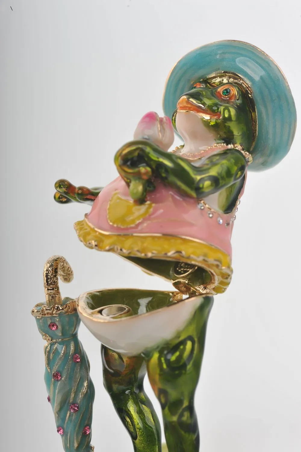 Lady Frog in a Pink Dress