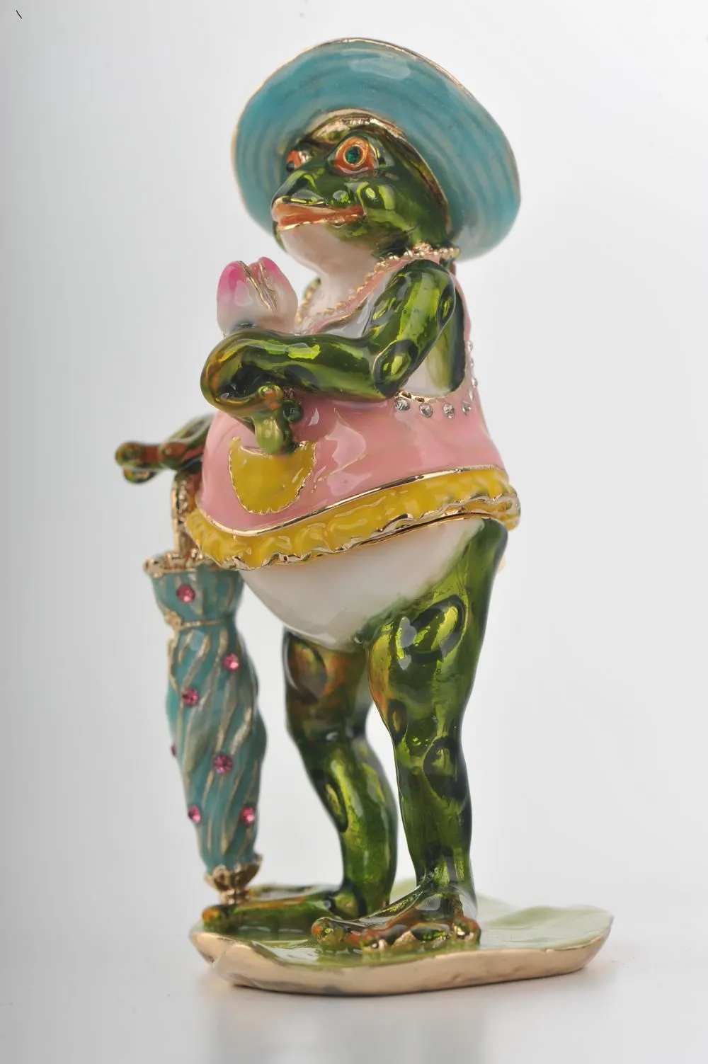 Lady Frog in a Pink Dress