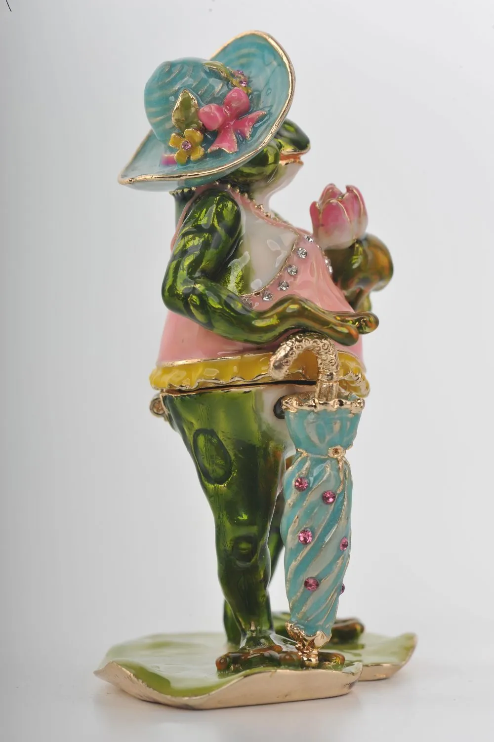 Lady Frog in a Pink Dress