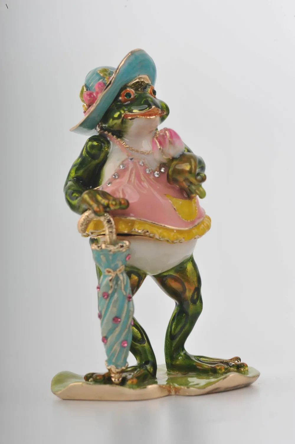Lady Frog in a Pink Dress