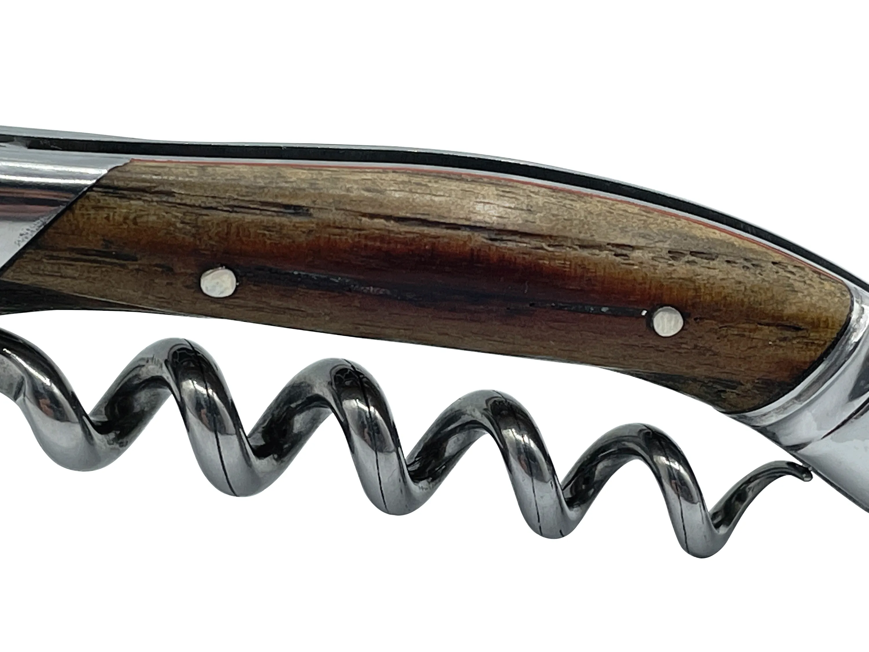 Laguiole en Aubrac Luxury Double Plated Sommelier Waiter's Corkscrew with Oak Wood Handle & Exclusive Bee