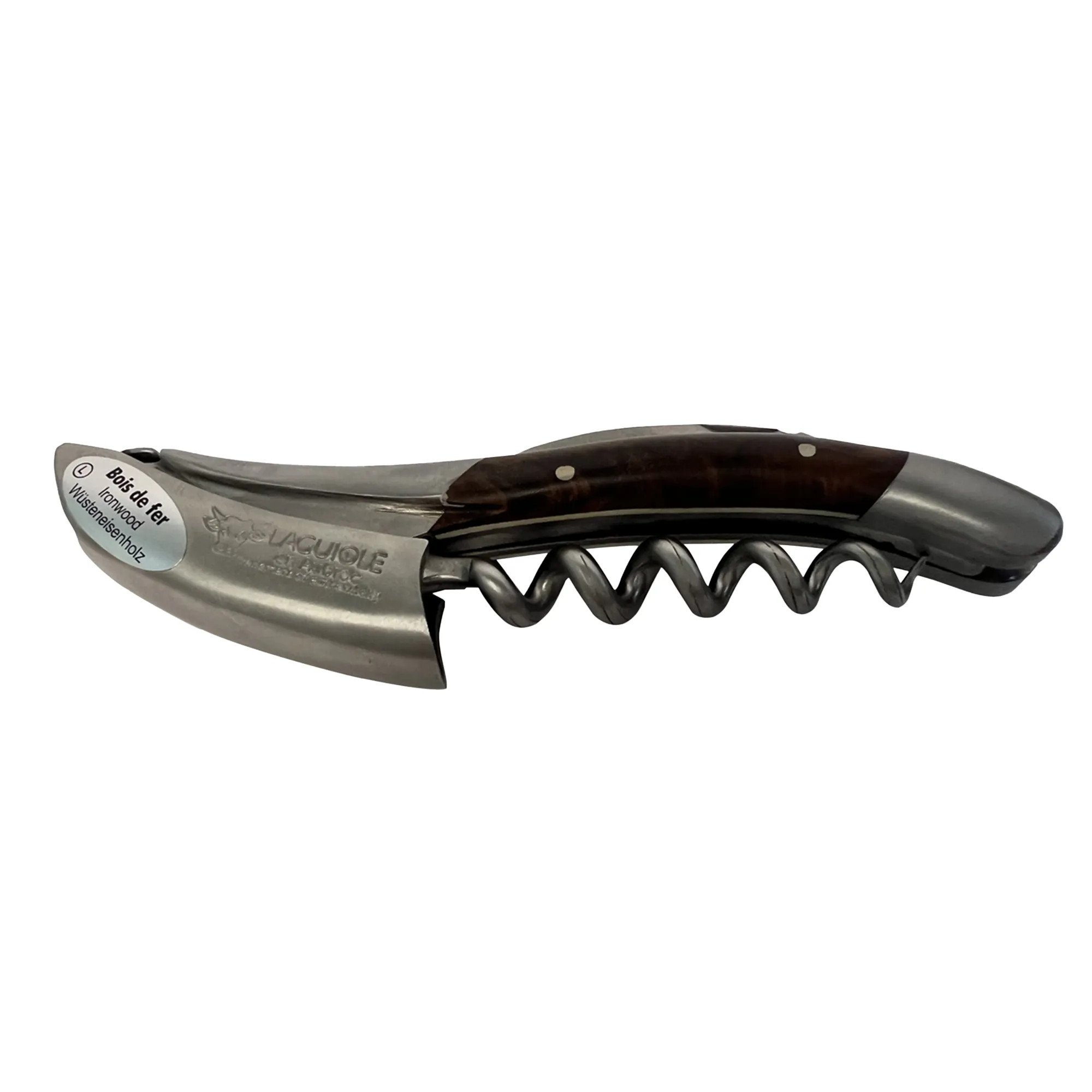 Laguiole en Aubrac Sommelier Waiter's Corkscrew with Rich African Ironwood Handle