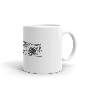 Lamborghini Aventador SV Outline Mug
