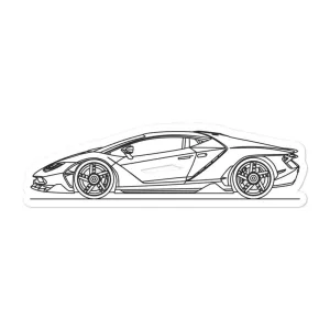 Lamborghini Centenario Outline Sticker