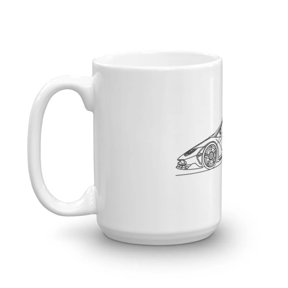 Lamborghini Centenario Silhouette Mug