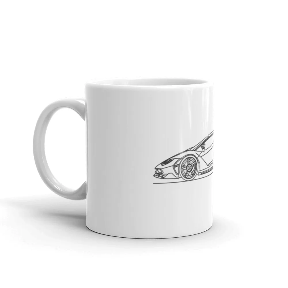 Lamborghini Centenario Silhouette Mug