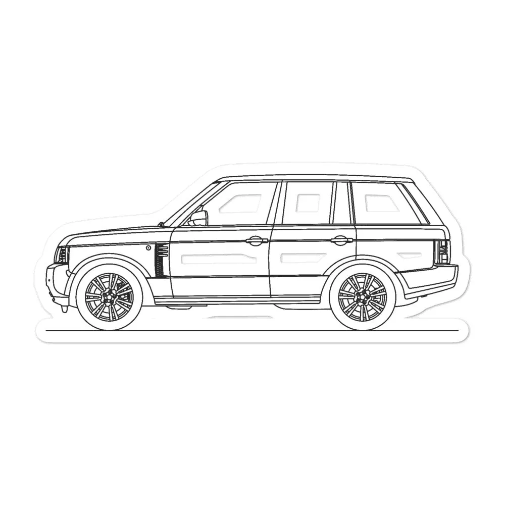 Land Rover Range Rover L322 Outline Sticker