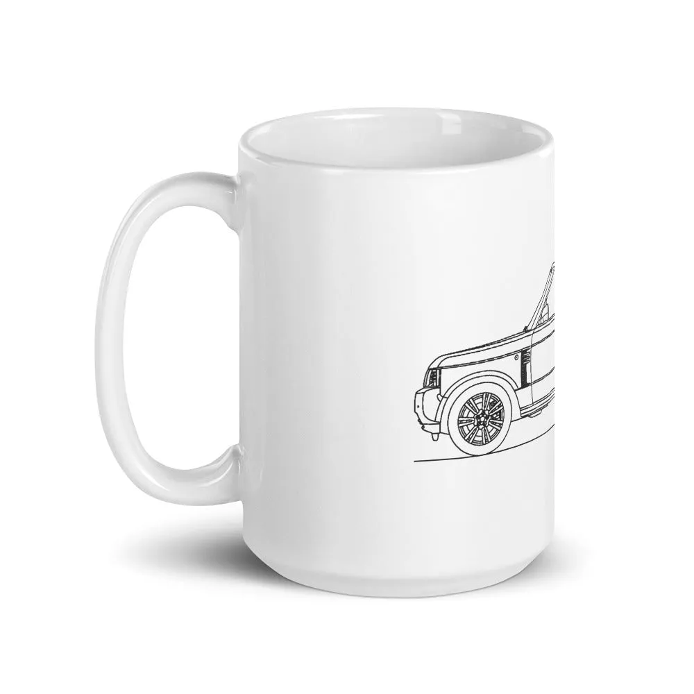 Land Rover Range Rover L322 Silhouette Mug