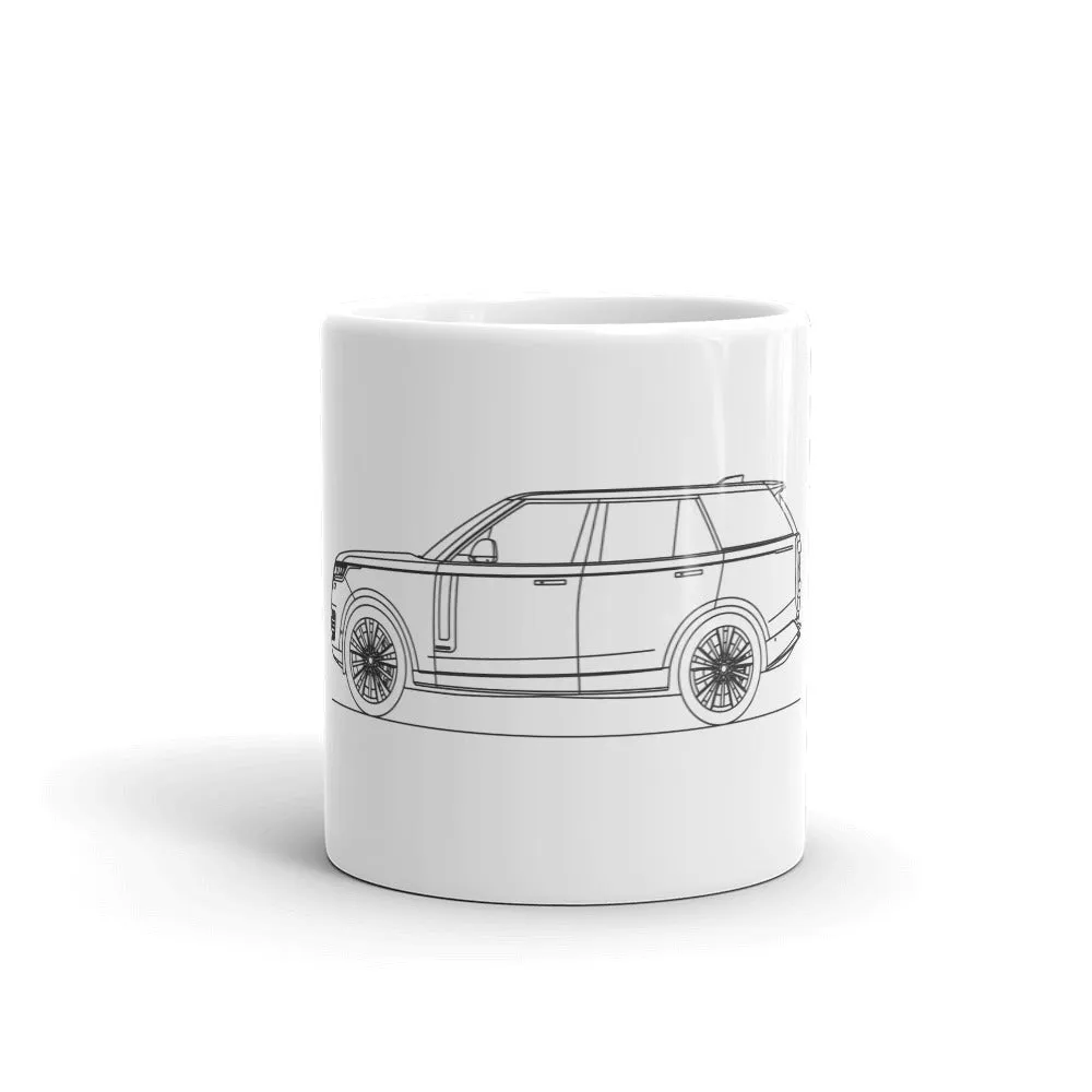 Land Rover Range Rover L460 Silhouette Mug