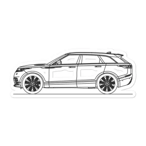 Land Rover Range Rover Velar Silhouette Sticker