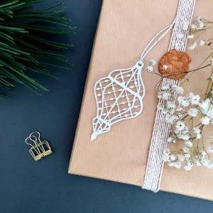 Lantern Gift Tags  - Set of 4 Acrylic - LCA 10
