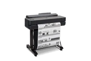 Large Format HP DesignJet T650,Color 24-inch Plotter Printer, Includes 2-Year Warranty Care Pack (5HB08H) ,Black