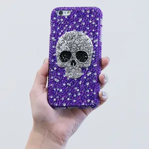 Large Skull with Purple Background Design (Style 867)