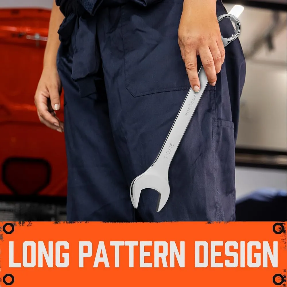 Large Wrench 6 Piece Set | 12 Point | 15/16″, 1″, 1-1/16″, 1-1/8″, 1-3/16″, 1-1/4″