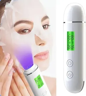 LCD Skin Oil Content Facial Moisture Analyzer Skin Care Tool for Radiant Skin, Digital Moisture Tester Monitoring Skin Health and Beauty Needs