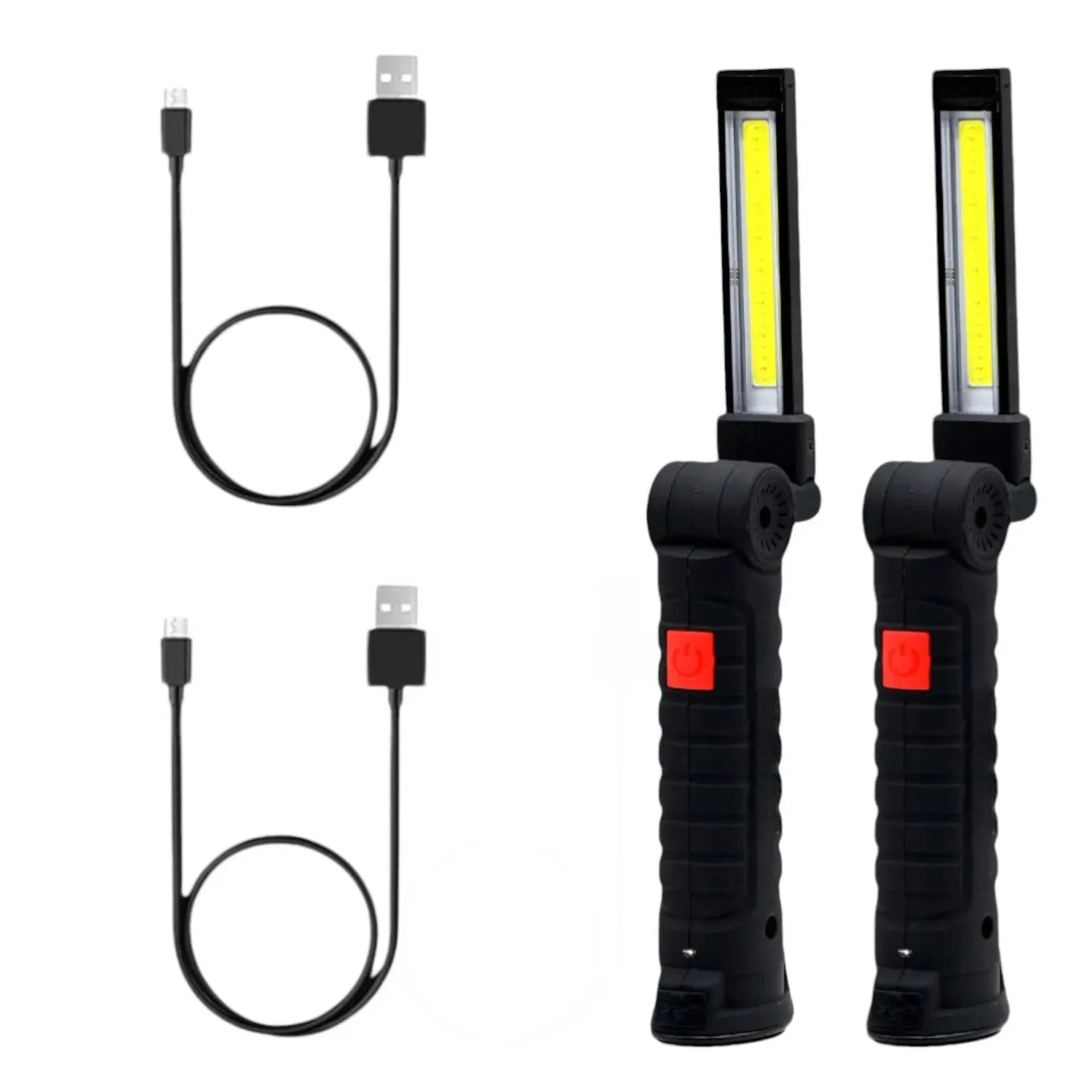 Led COB Work Light Torch 3w Usb Rechargeable Cordless Inspection Lamp