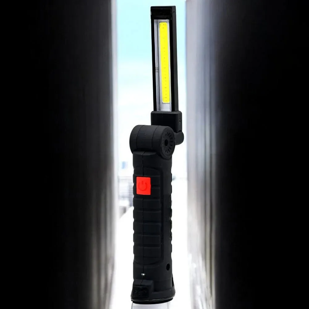 Led COB Work Light Torch 3w Usb Rechargeable Cordless Inspection Lamp