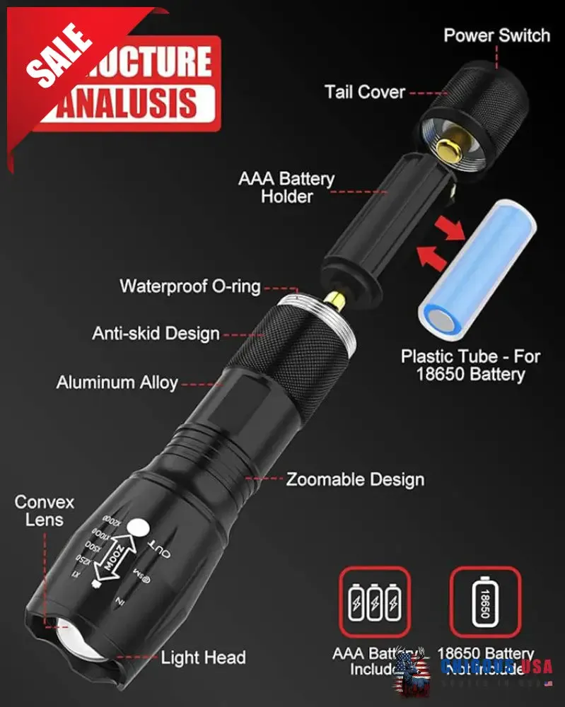 LED Tactical Flashlight