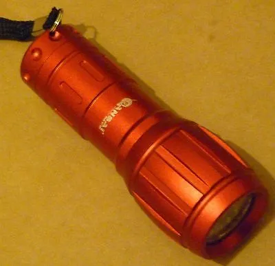 LED TORCH 9 LED POCKET FLASHLIGHT - ALUMINIUM BODY - WATER PROOF -NEW