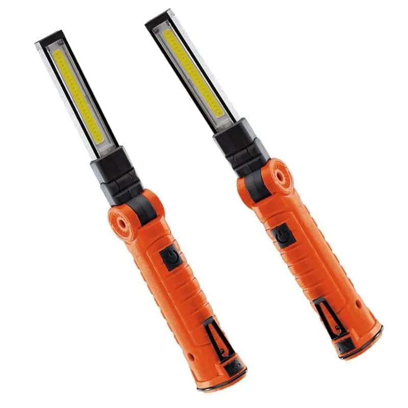 LED Torch Rechargeable Cordless Inspection Lamp COB Draper 19184 - 2 PACK