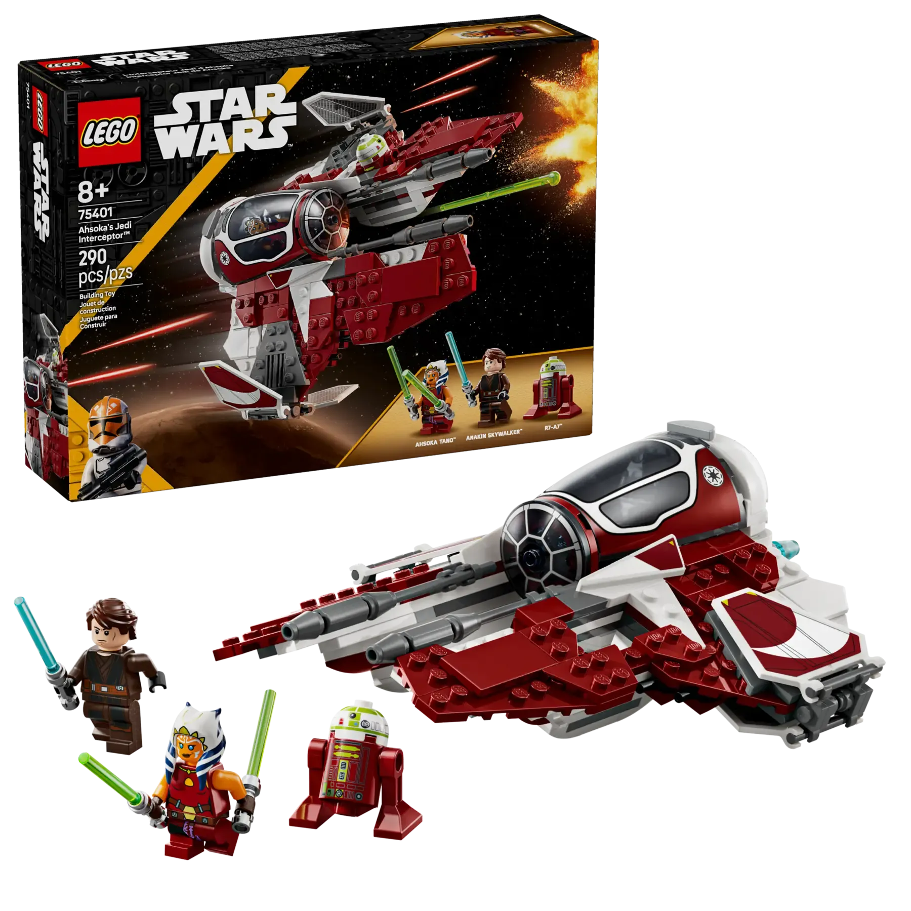 Lego Ahsoka's Jedi Interceptor™ (75401)