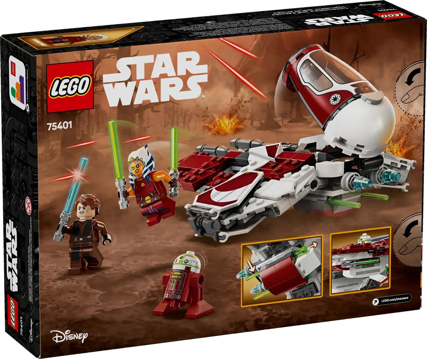 Lego Ahsoka's Jedi Interceptor™ (75401)
