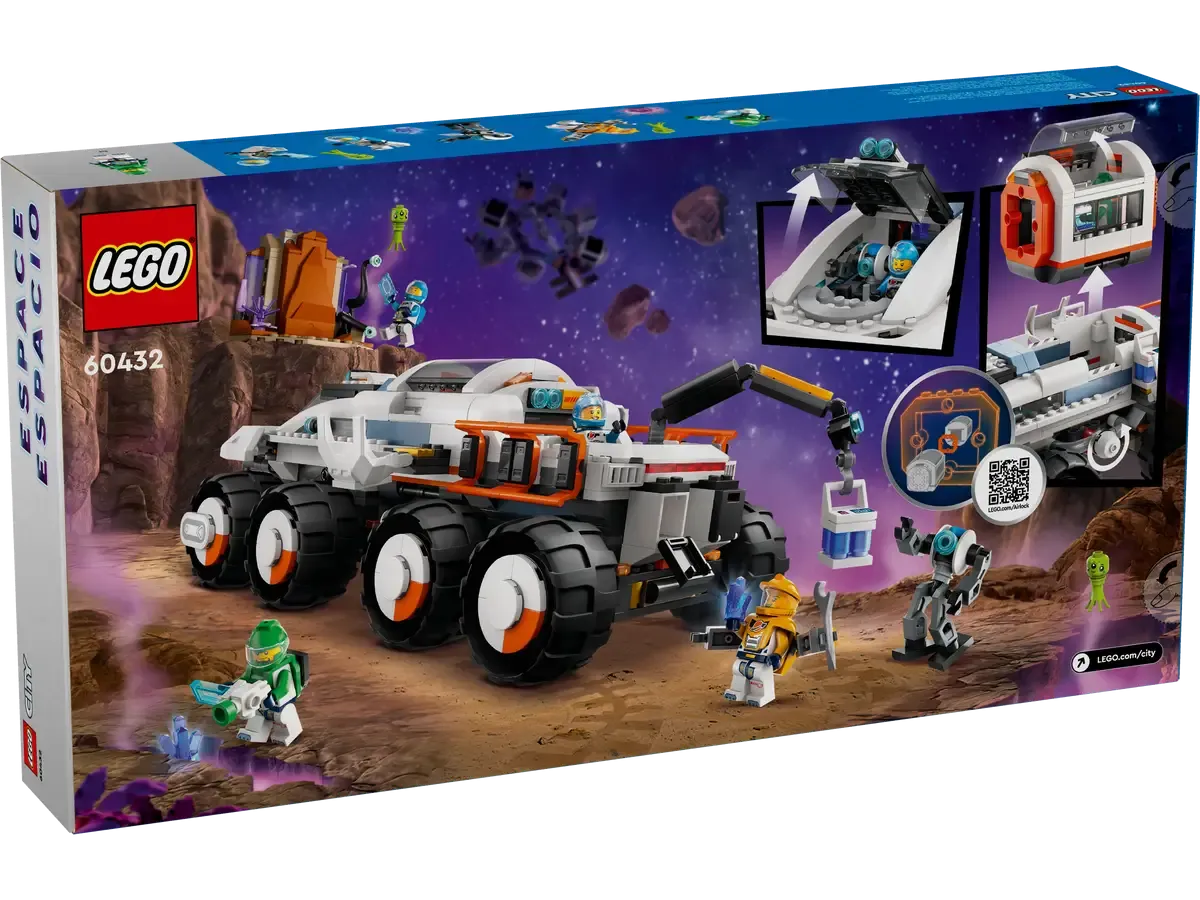 Lego City Space Command Rover And Crane Loader (60432)