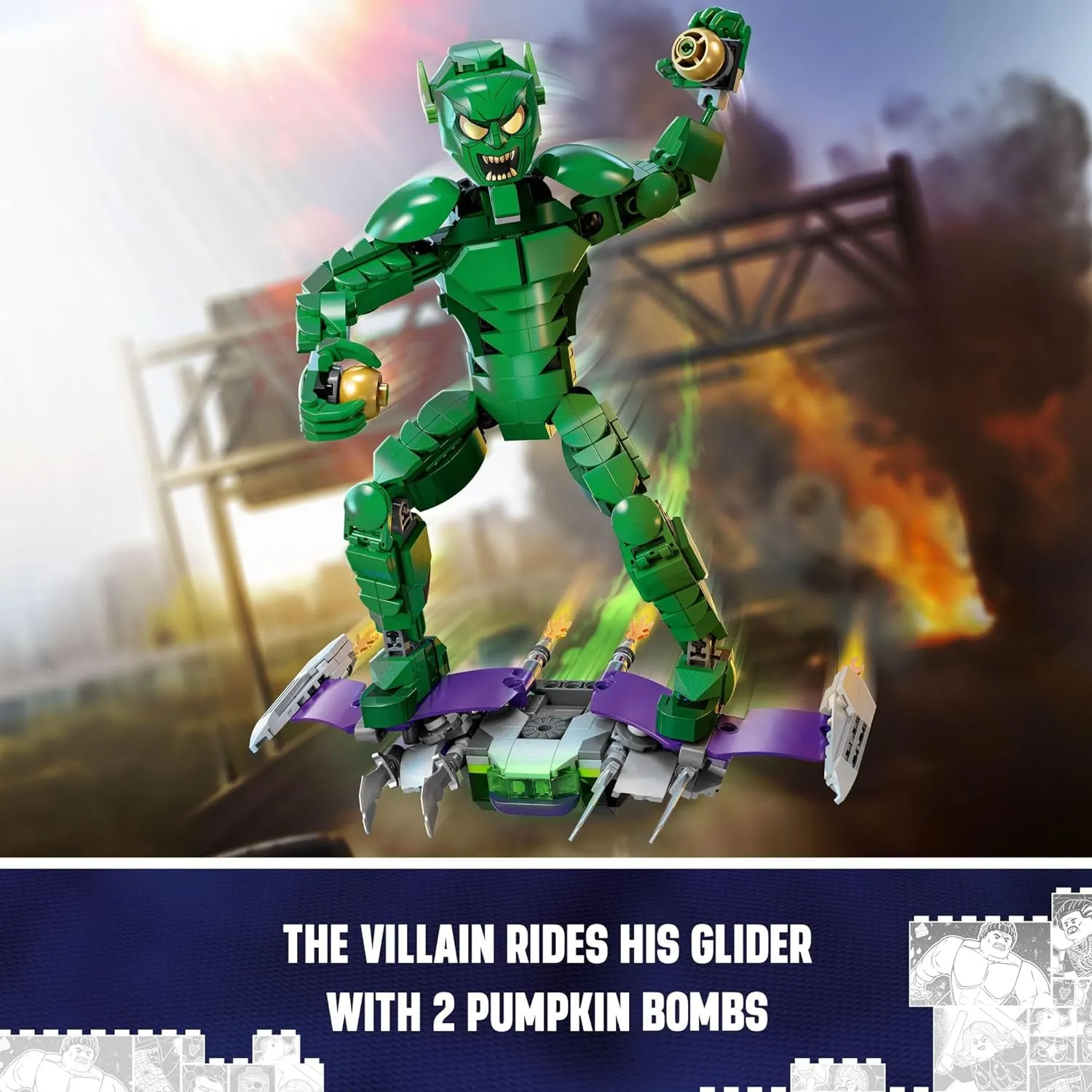 Lego Green Goblin Construction Figure (76284)