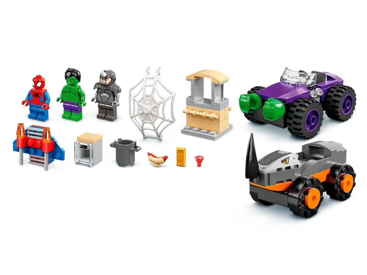 Lego Hulk vs. Rhino Truck Showdown Marvel (10782)