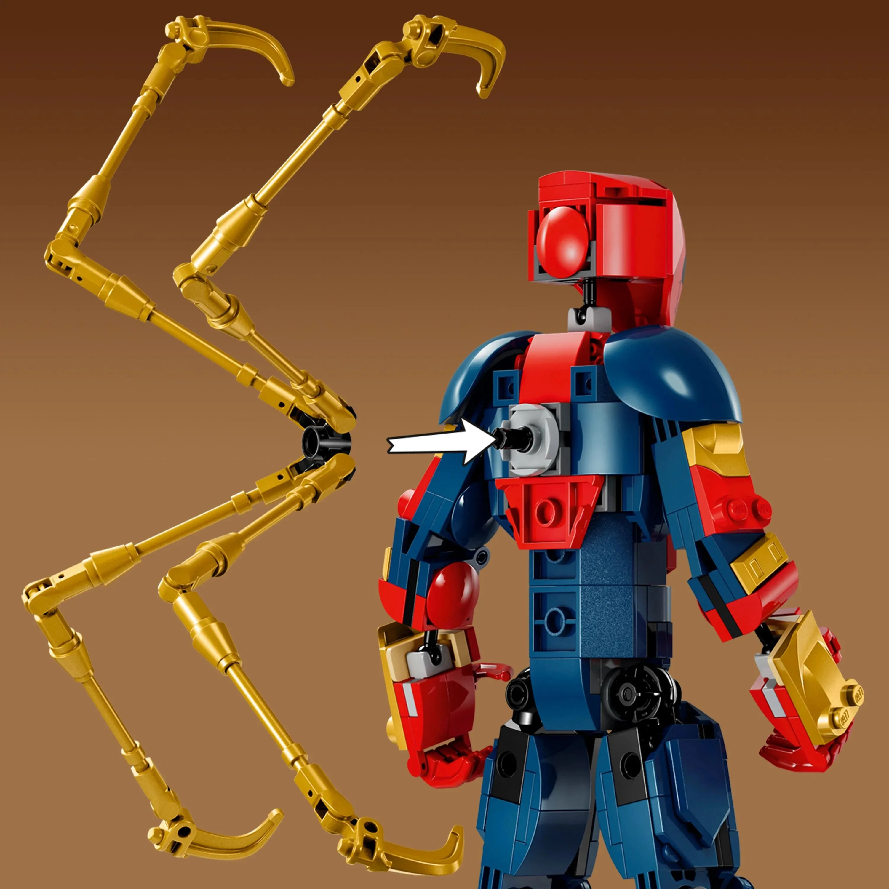 LEGO® Marvel Iron Spider-Man Construction Figure Super Hero Action 76298