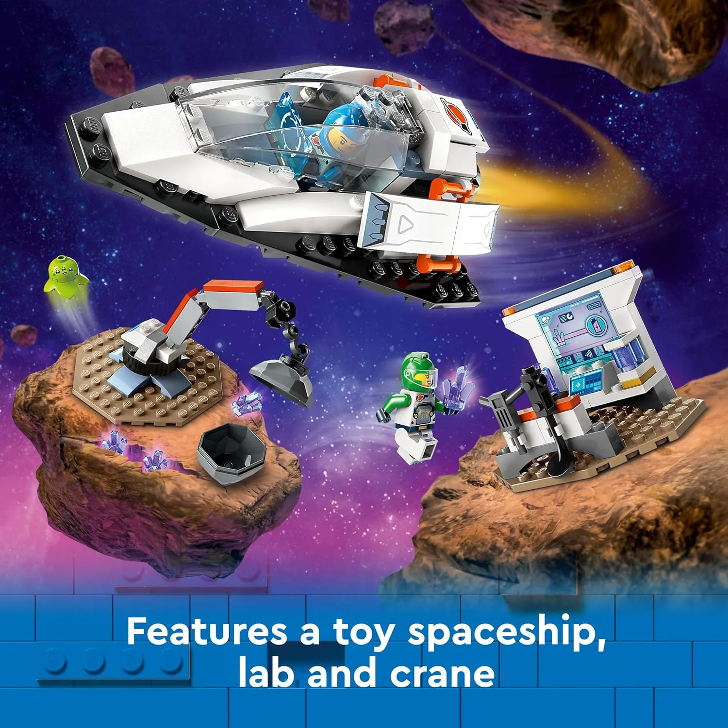 Lego Spaceship and Asteroid Discovery (60429)