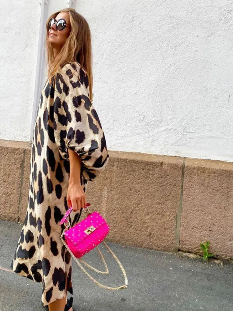 Lena | Leopard Print Dress