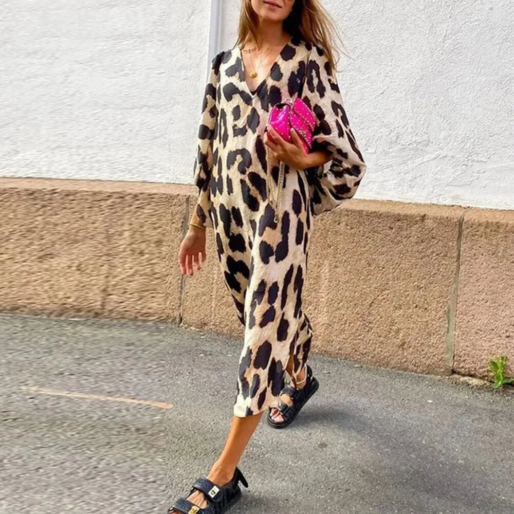 Lena | Leopard Print Dress