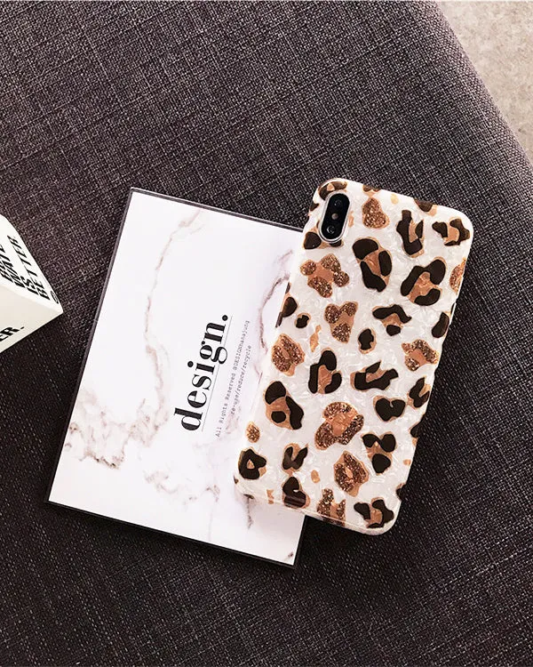 Leopard Soft Silicone Iphone Case
