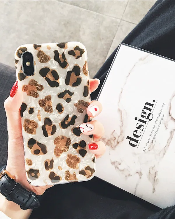 Leopard Soft Silicone Iphone Case