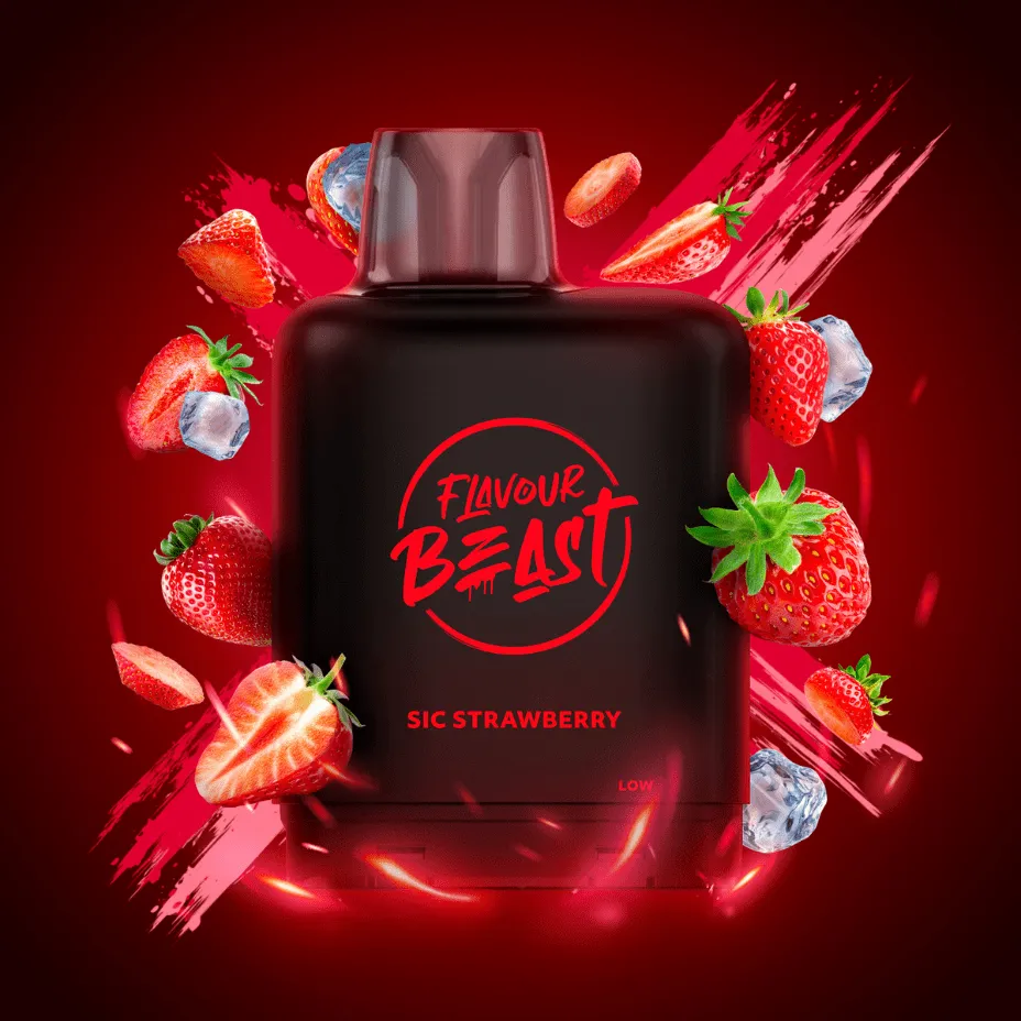 Level X Boost Flavour Beast 25k Pod-Sic Strawberry Iced