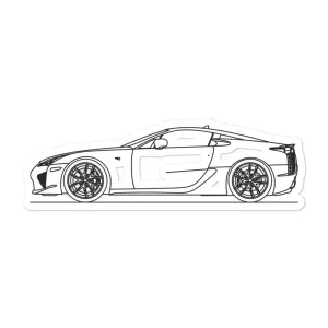 Lexus LFA Outline Sticker
